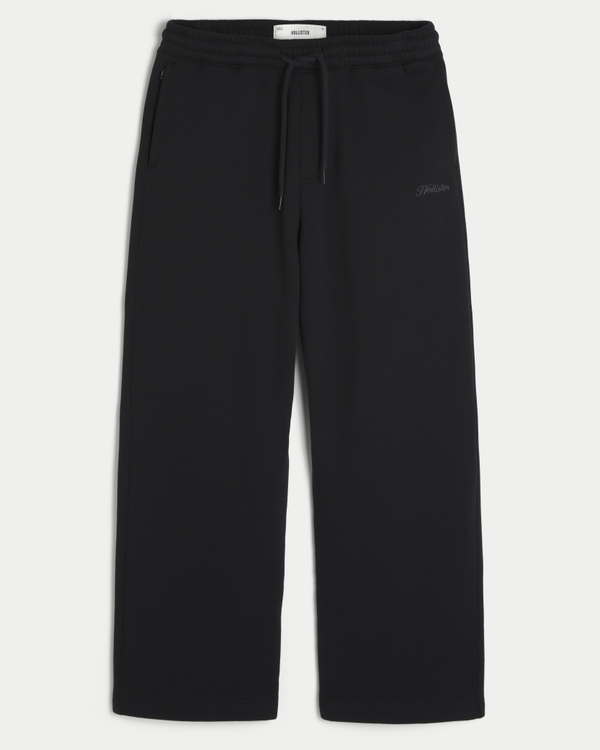 Super Baggy Logo Sweatpants, Black view 1
