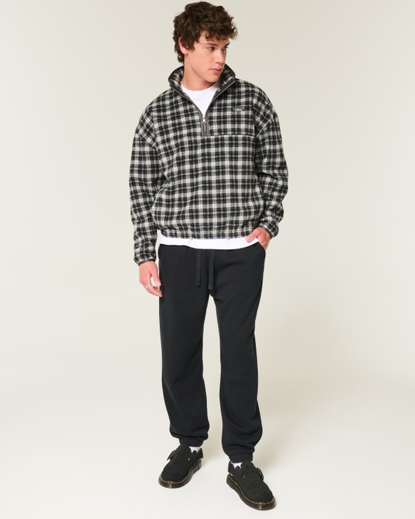 Baggy Cinch Sweatpants, Black view 1