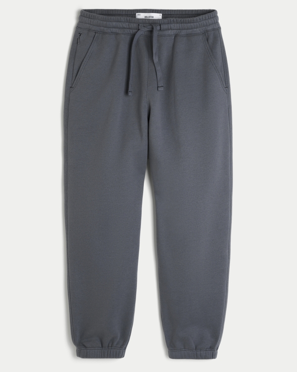 Baggy Cinch Cherry Graphic Sweatpants, Dark Gray view 1