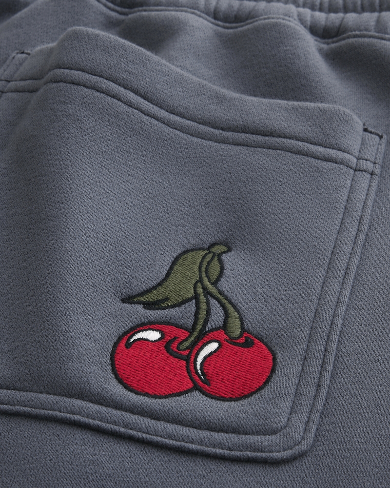 Baggy Cinch Cherry Graphic Sweatpants