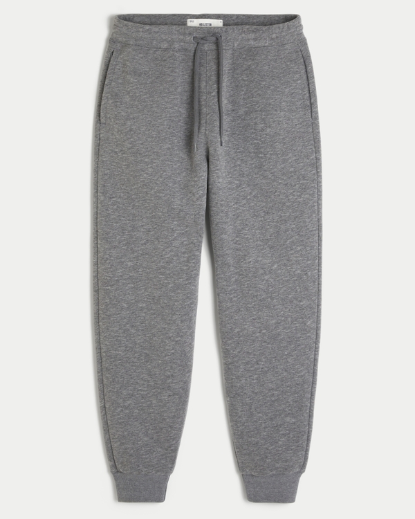 Relaxed Fleece Joggers, Dark Heather Gray view 1