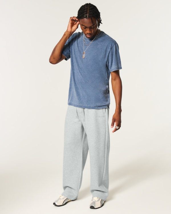 Baggy Cooling Sweatpants, Heather Gray view 1