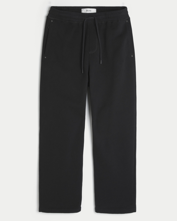 Baggy Stud Pocket Sweatpants, Black view 1