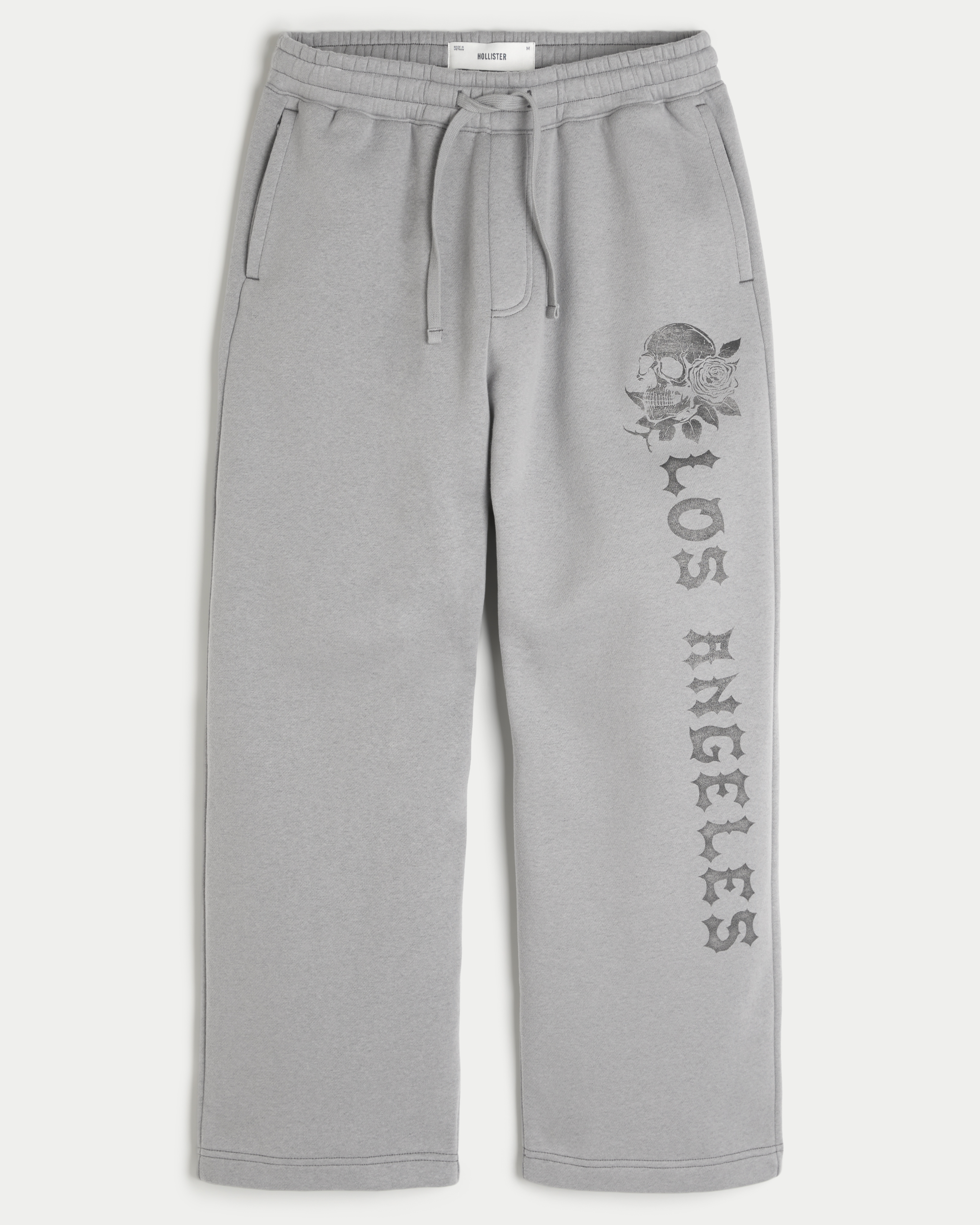 Hollister Feel Good Los Angeles Graphic Super Baggy Sweatpants