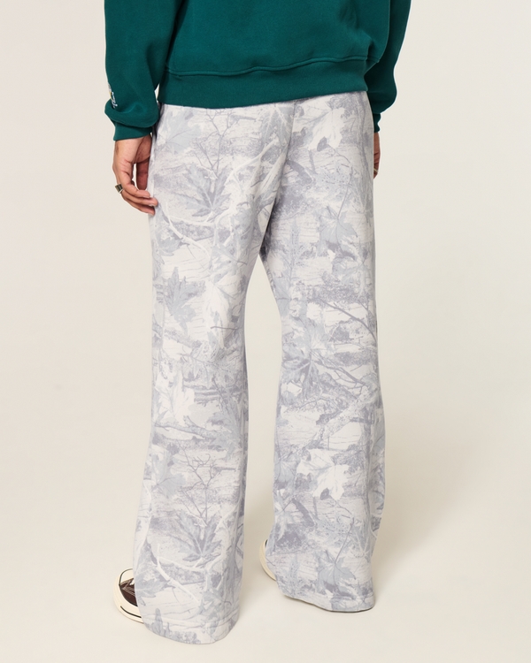 Camo Baggy Bootcut Sweatpants