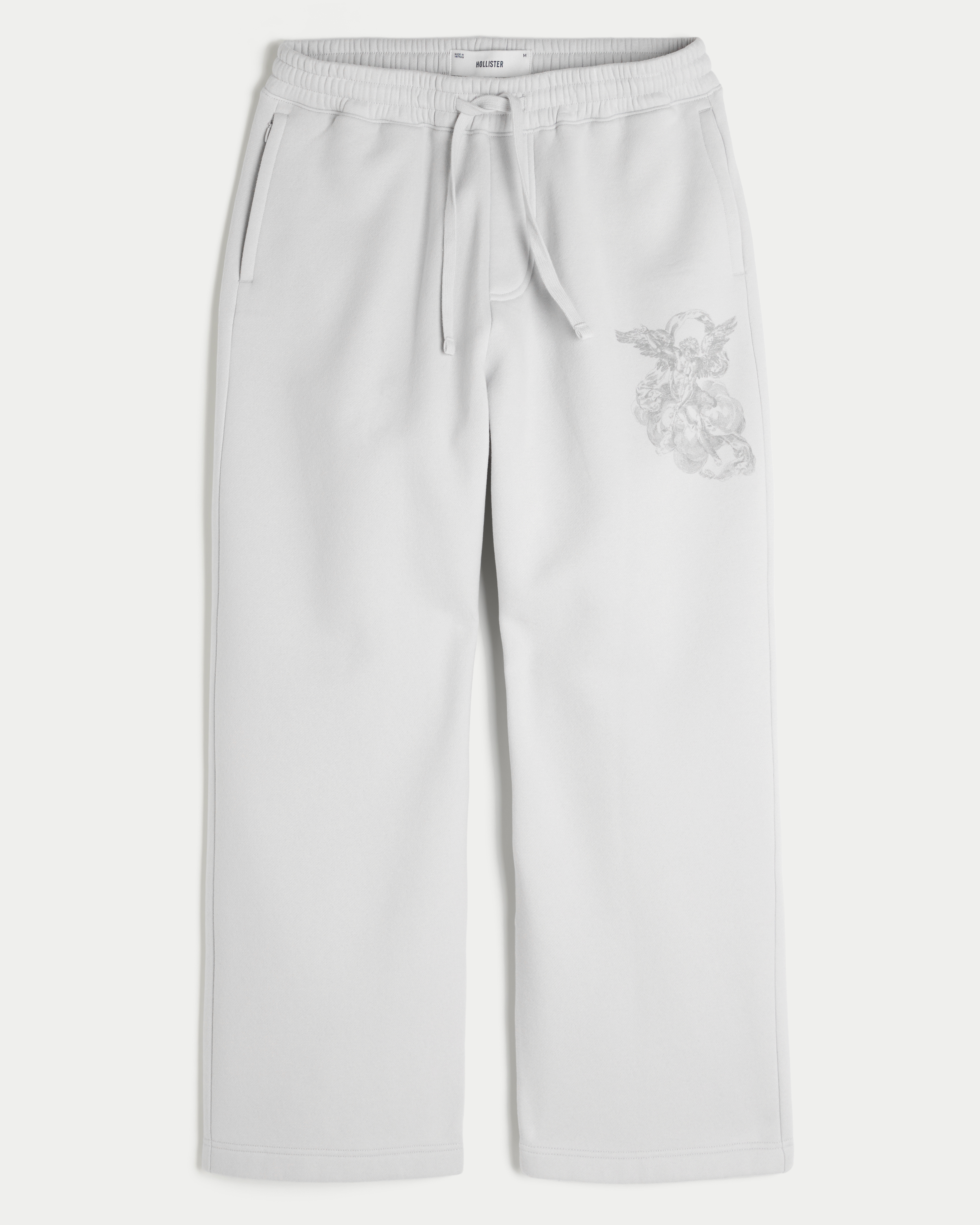 Hollister Feel Good Angel Graphic Super Baggy Sweatpants