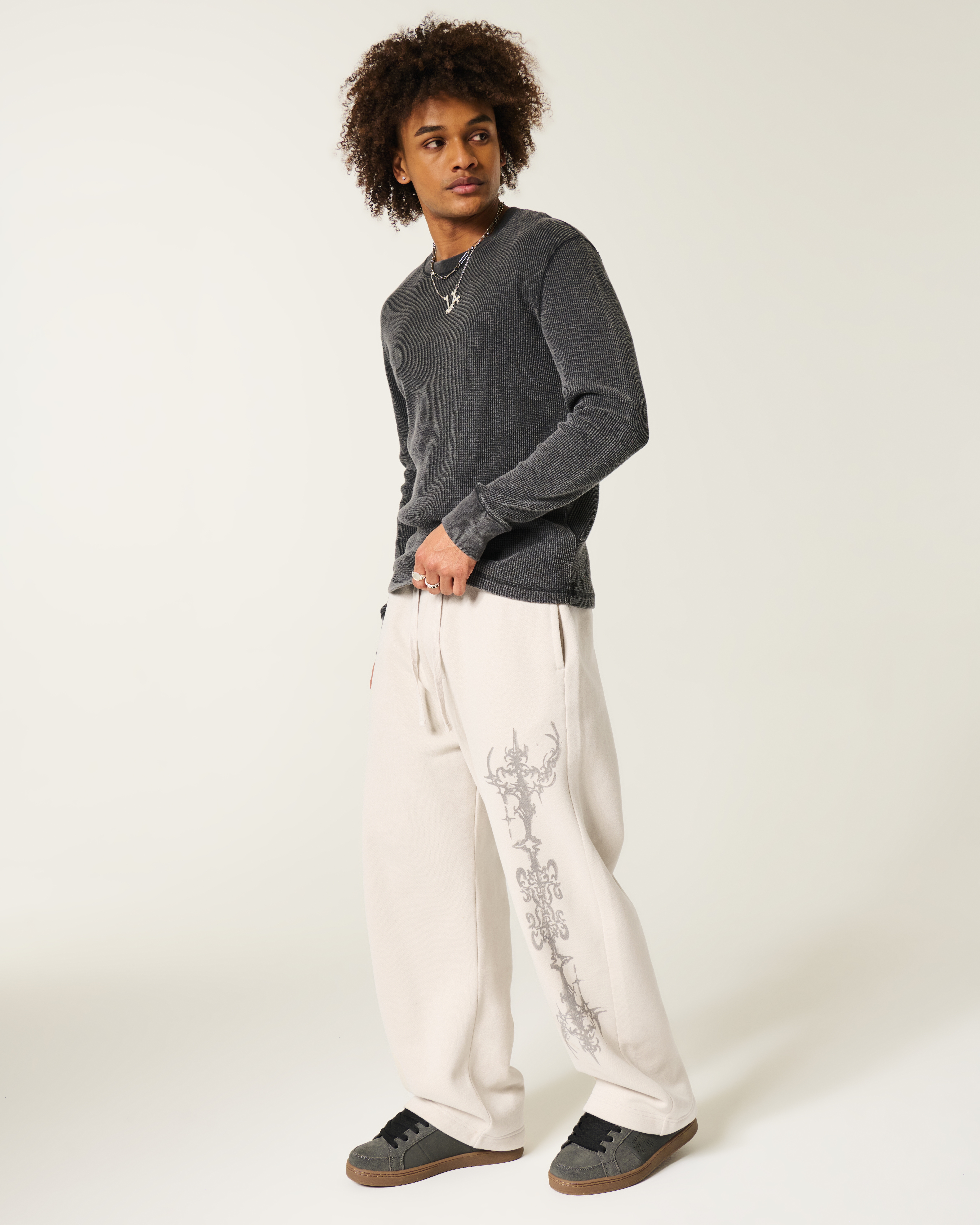 Graphic Super Baggy Sweatpants