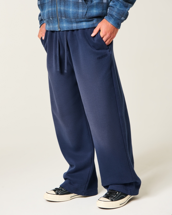 Hollister Feel Good Super Baggy Sweatpants, Navy view 2