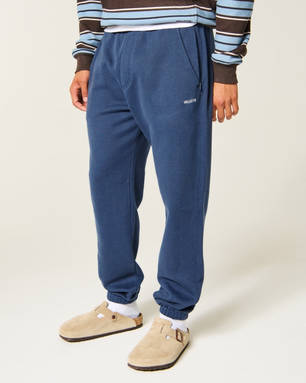 Relaxed Cinch Logo Sweatpants, Dark Blue view 2