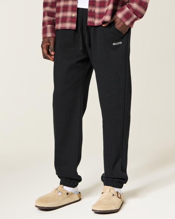 Hollister Feel Good Relaxed Cinch Sweatpants, Black view 2