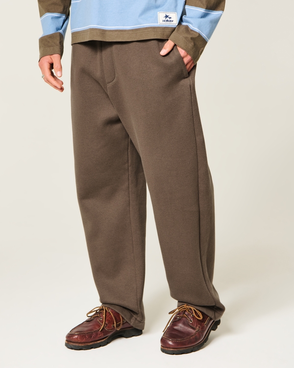 Baggy Sweatpants, Brown view 2