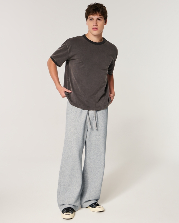 Super Baggy Sweatpants, Heather Gray view 1