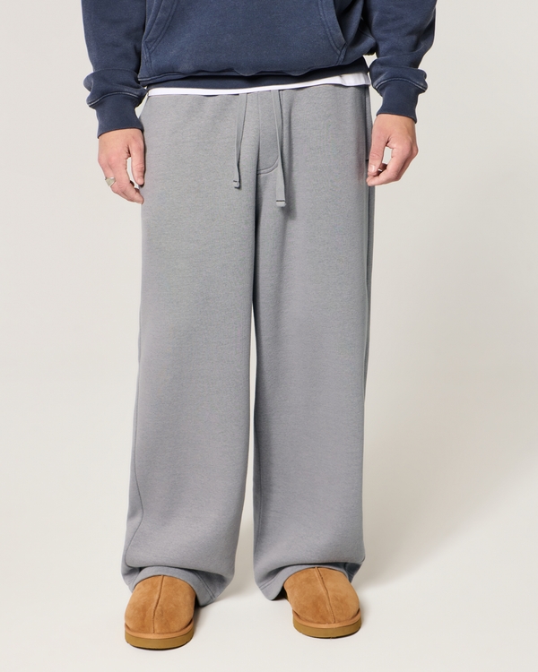 Hollister Feel Good Super Baggy Sweatpants, Charcoal view 2
