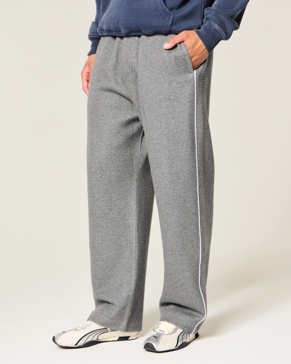 Baggy Cooling Sweatpants, Dark Heather Gray view 2