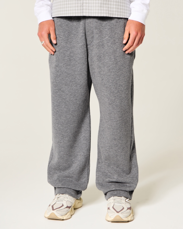 Hollister Feel Good Baggy Sweatpants, Dark Heather Gray view 2
