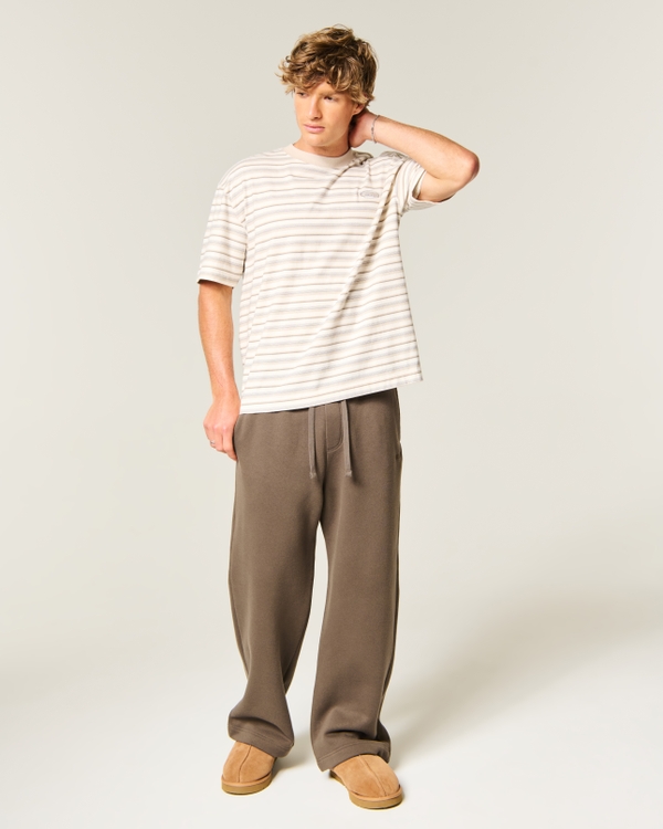 Super Baggy Sweatpants, Brown view 1