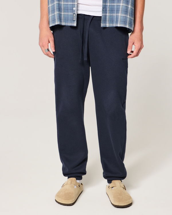 Relaxed Fleece Joggers, Navy view 2