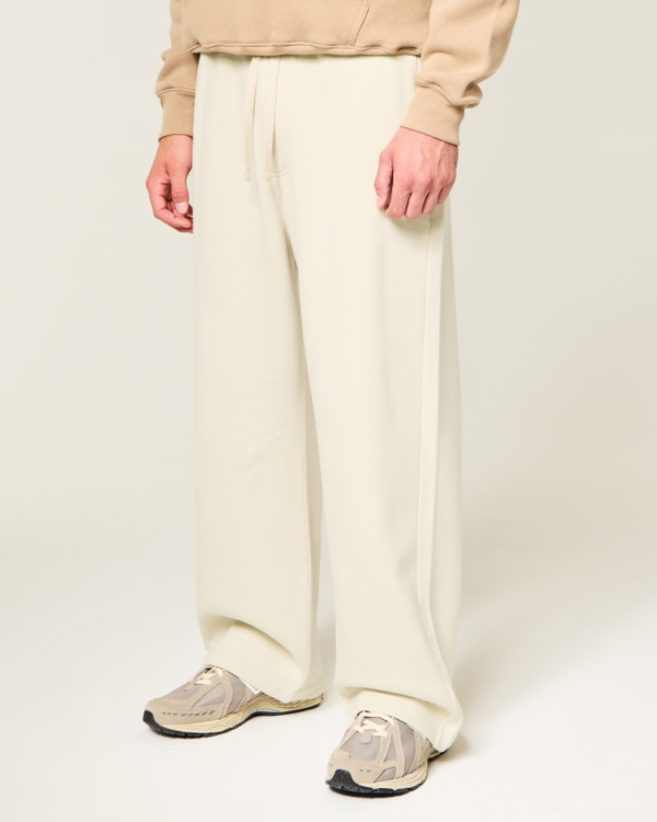 Hollister Feel Good Super Baggy Sweatpants, Light Gray view 2