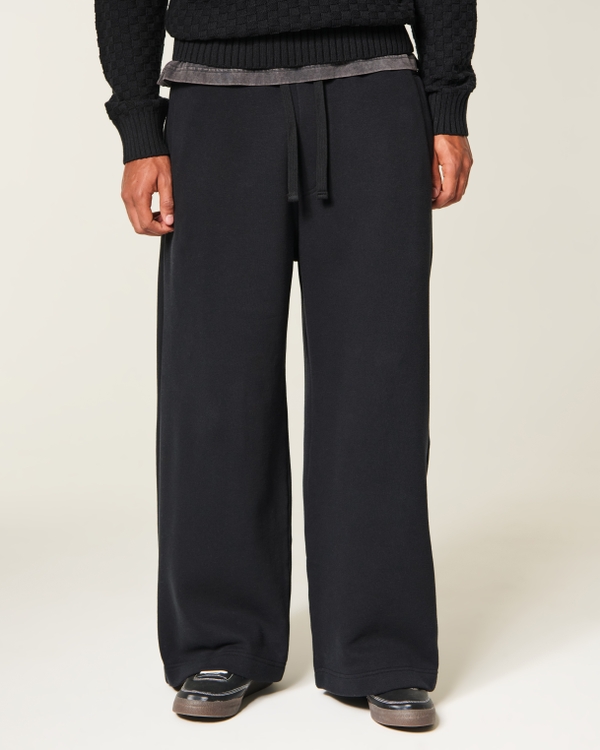 Hollister Feel Good Ultra Baggy Sweatpants, Black view 2