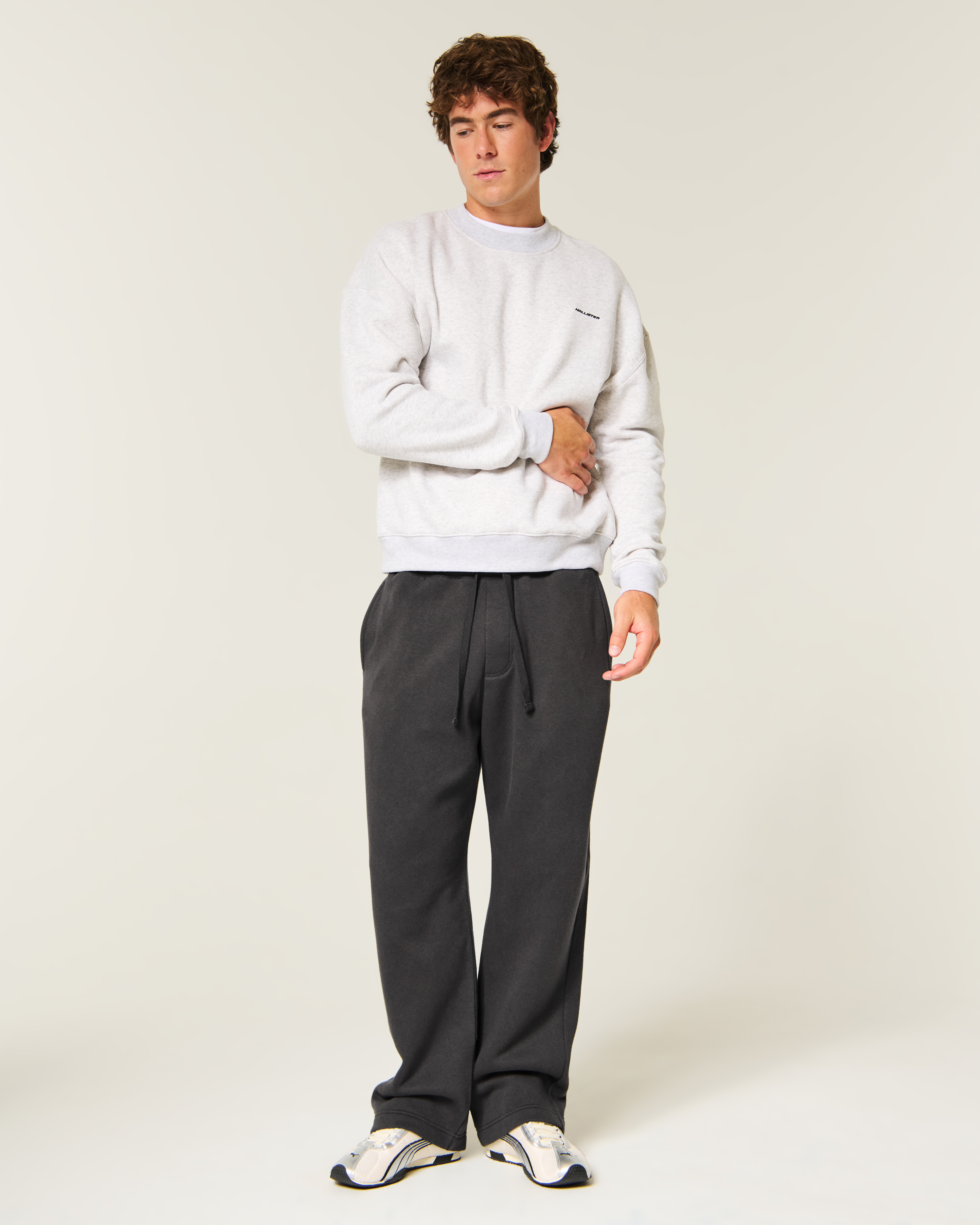 Back Pocket Graphic Baggy Sweatpants