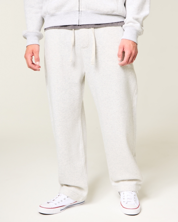 Hollister Feel Good Baggy Sweatpants, Light Heather Gray view 2