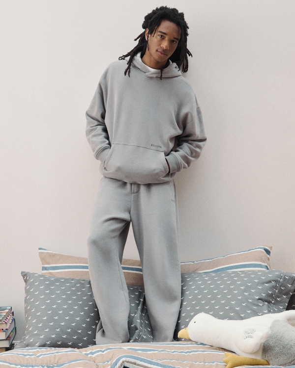 Hollister Feel Good x Target Baggy Sweatpants, Gray view 1