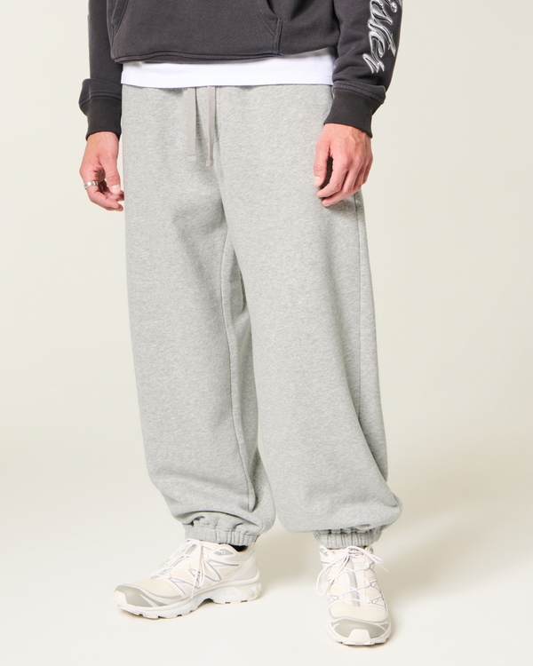 Super Baggy Cinch Joggers, Heather Gray view 2