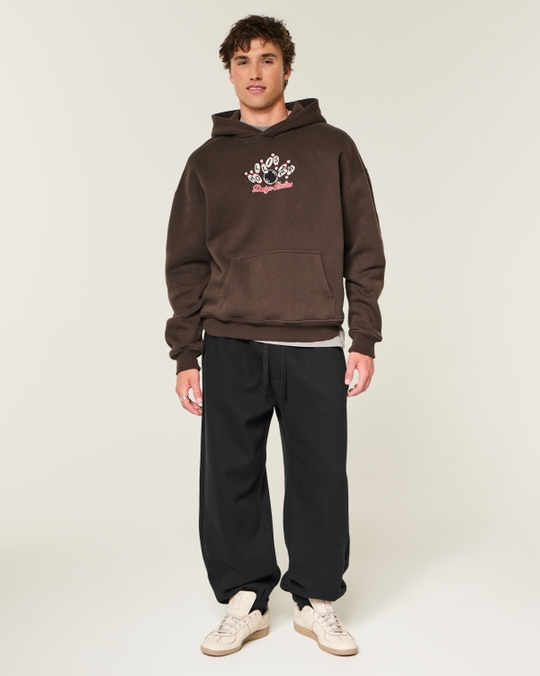 Super Baggy Cinch Joggers, Black view 1