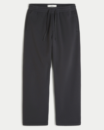 Men's Back Pocket Chrome Print Logo Graphic Baggy Sweatpants | Men's ...