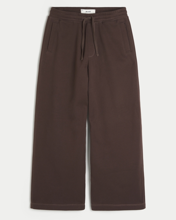 Ultra-Baggy Sweatpants, Brown view 1