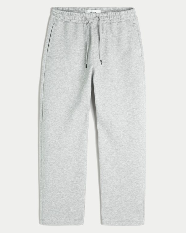 Relaxed Straight Everyday Cooling Sweatpants, Heather Gray view 1