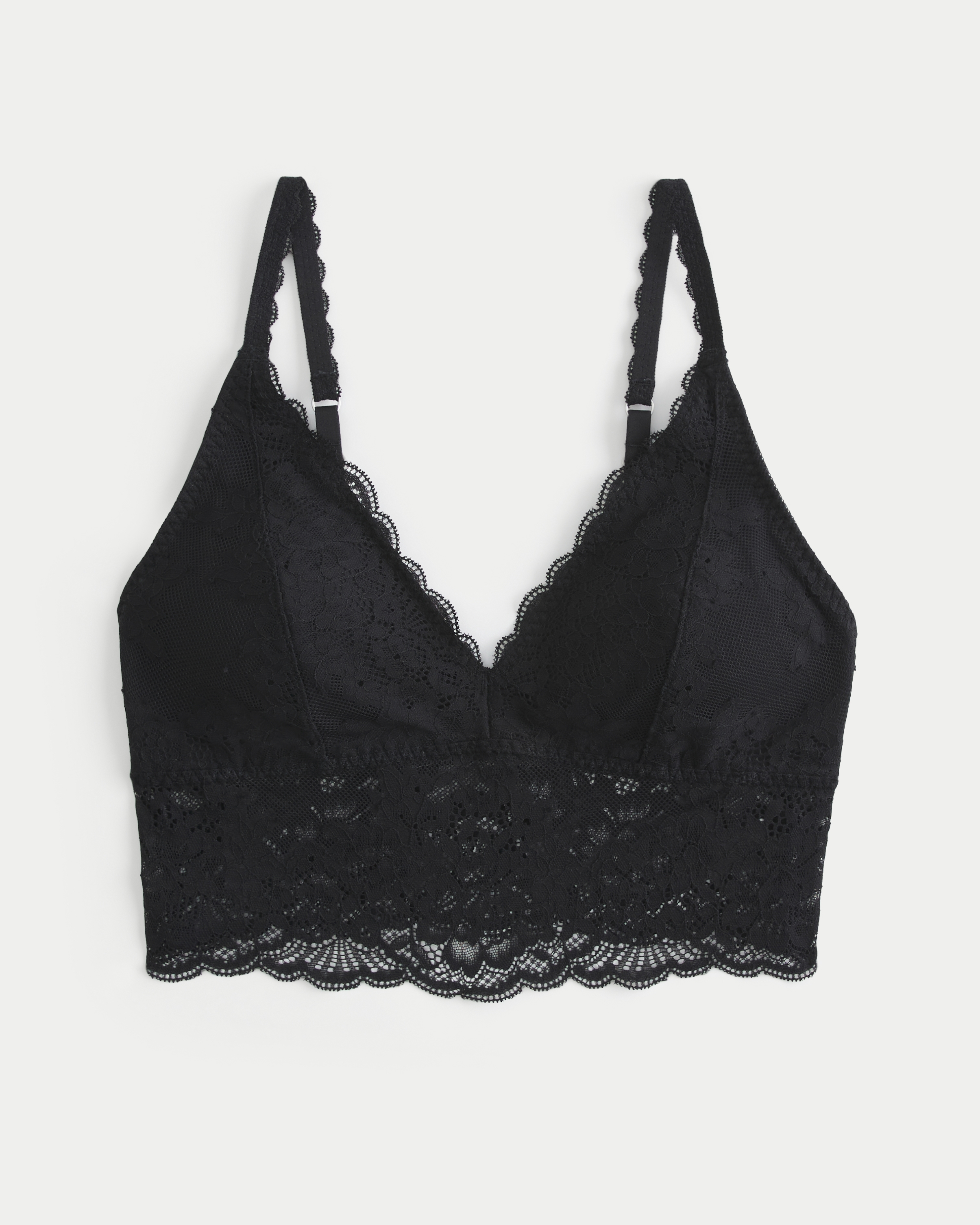 Black bralette hollister on sale