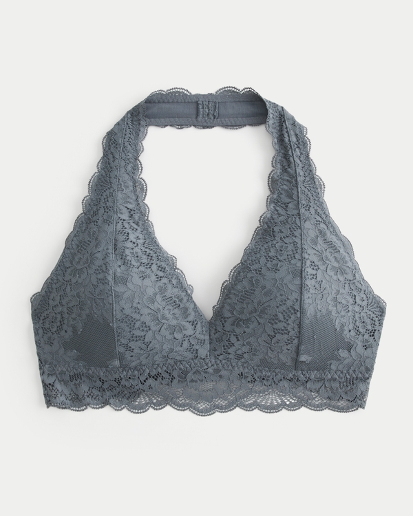 Women s Lace Halter Bralette Women s Bralettes Sports Bras HollisterCo