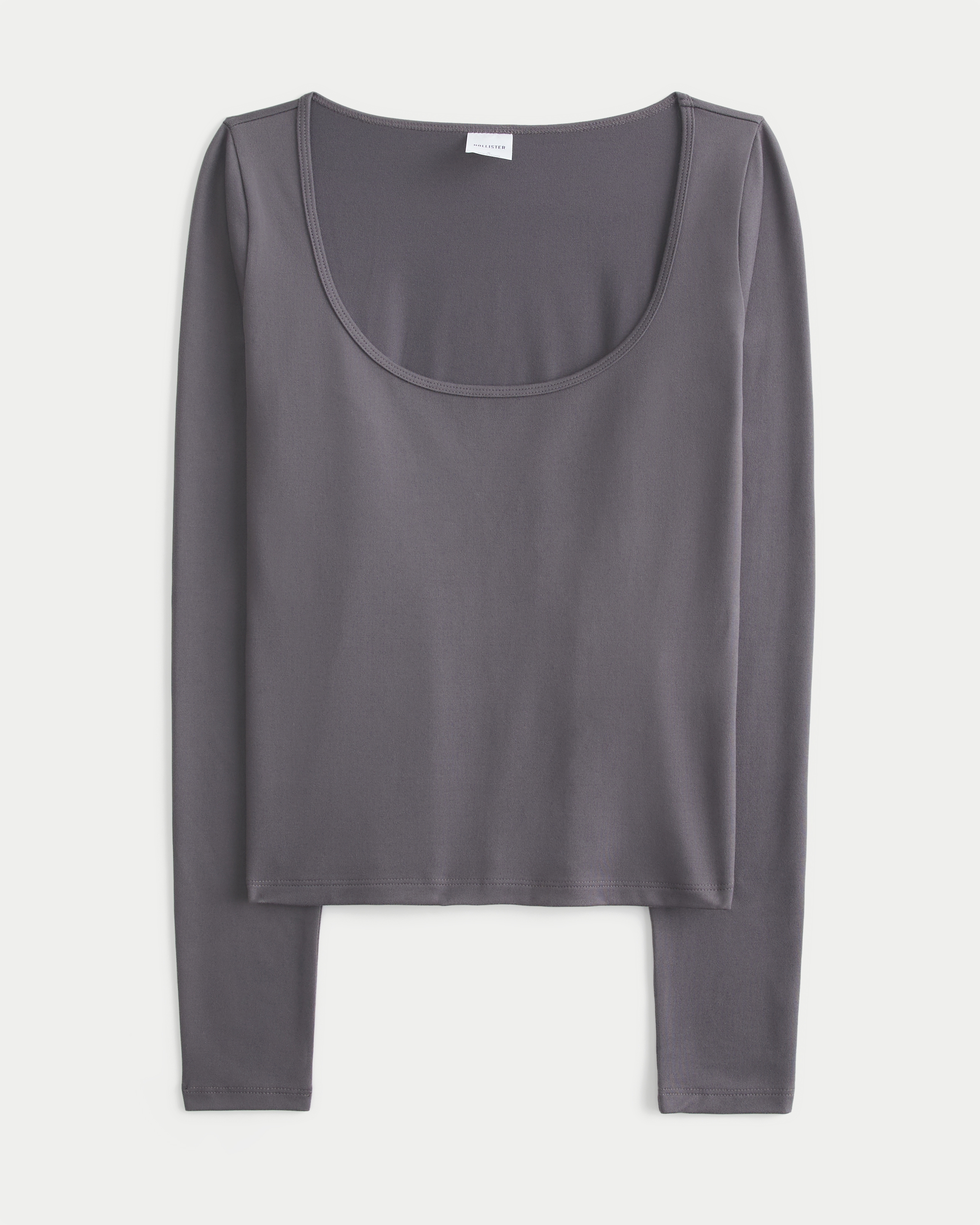 Smooth Seamless Fabric Scoop Top