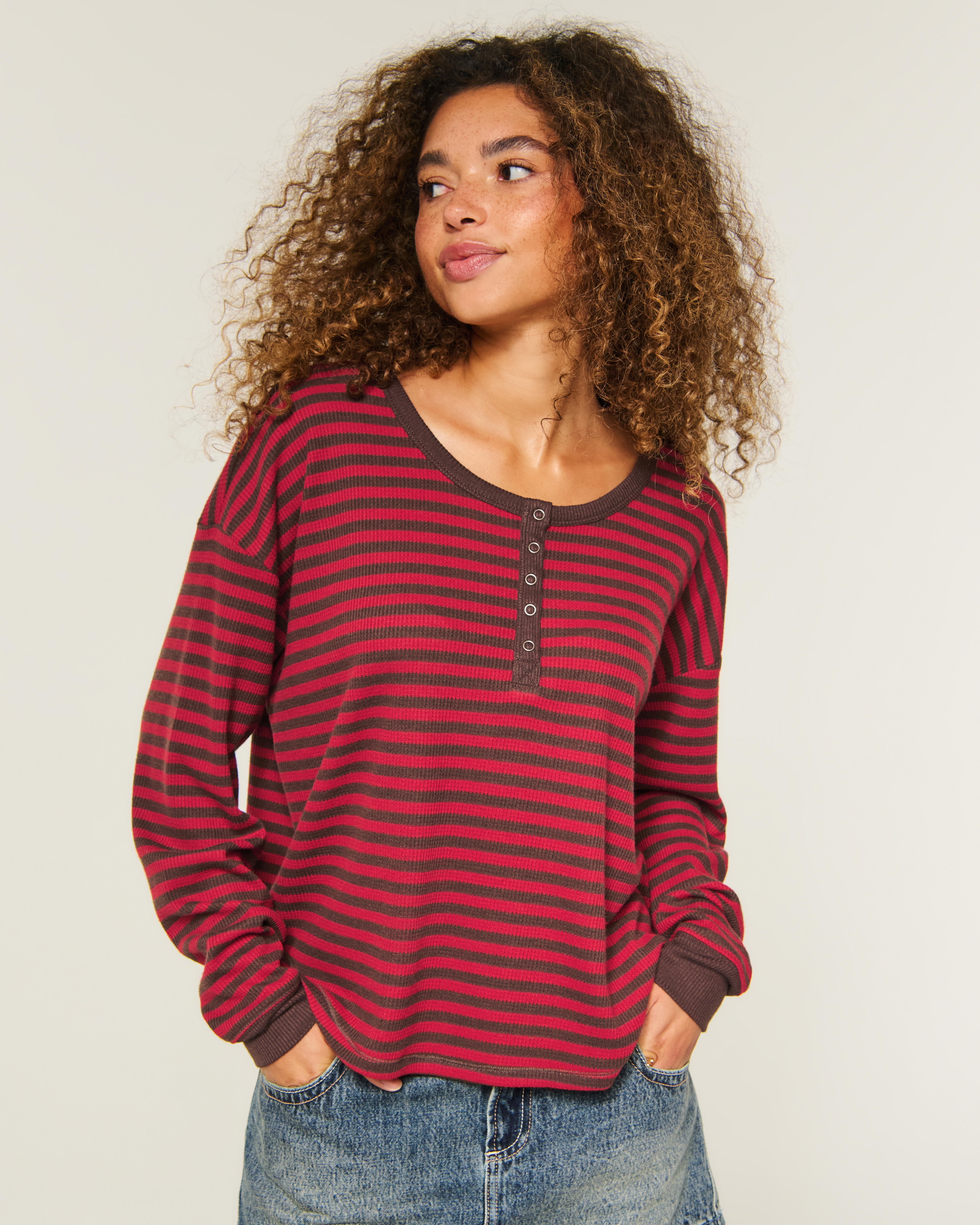 Easy Waffle Henley