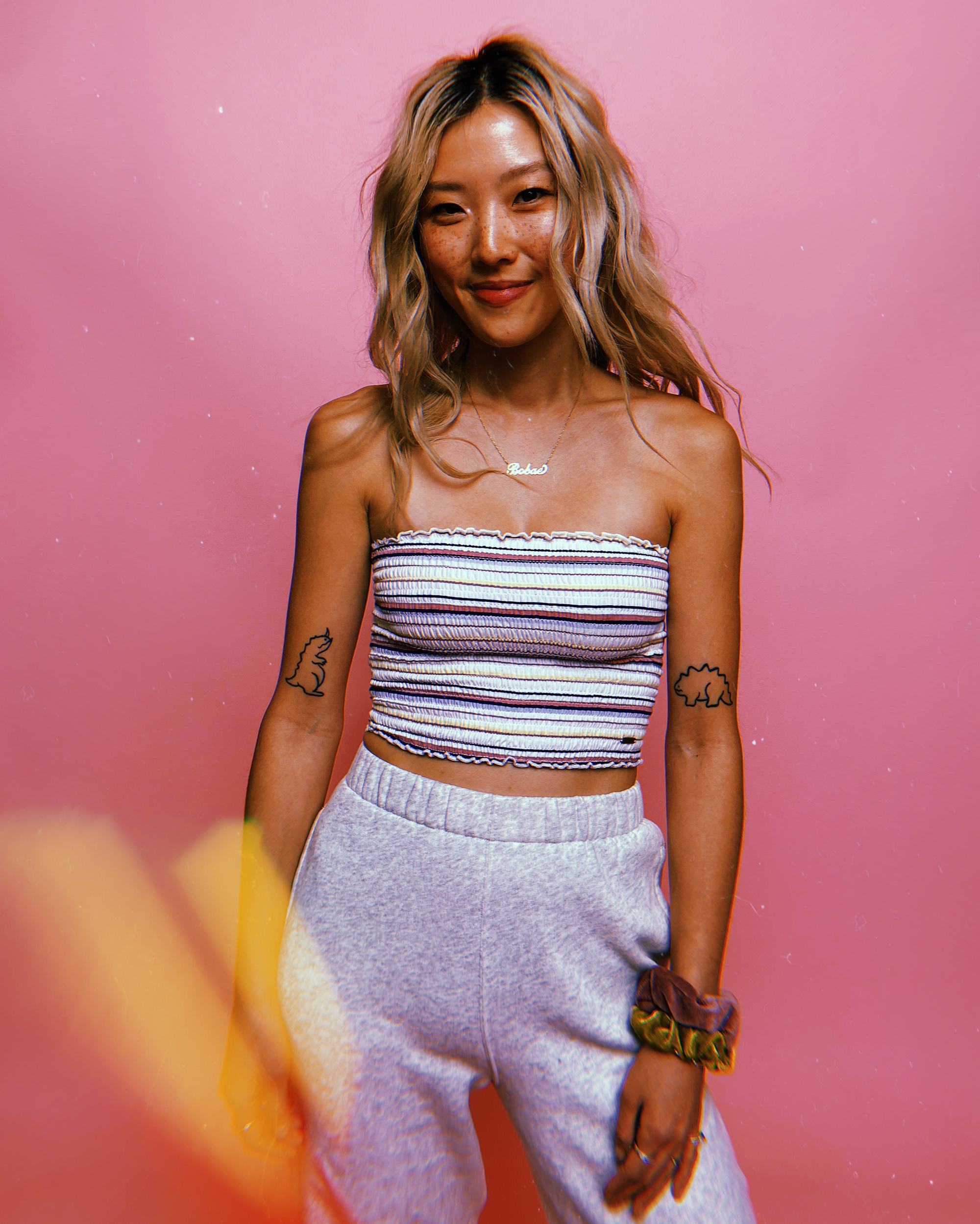 smocked tube top hollister