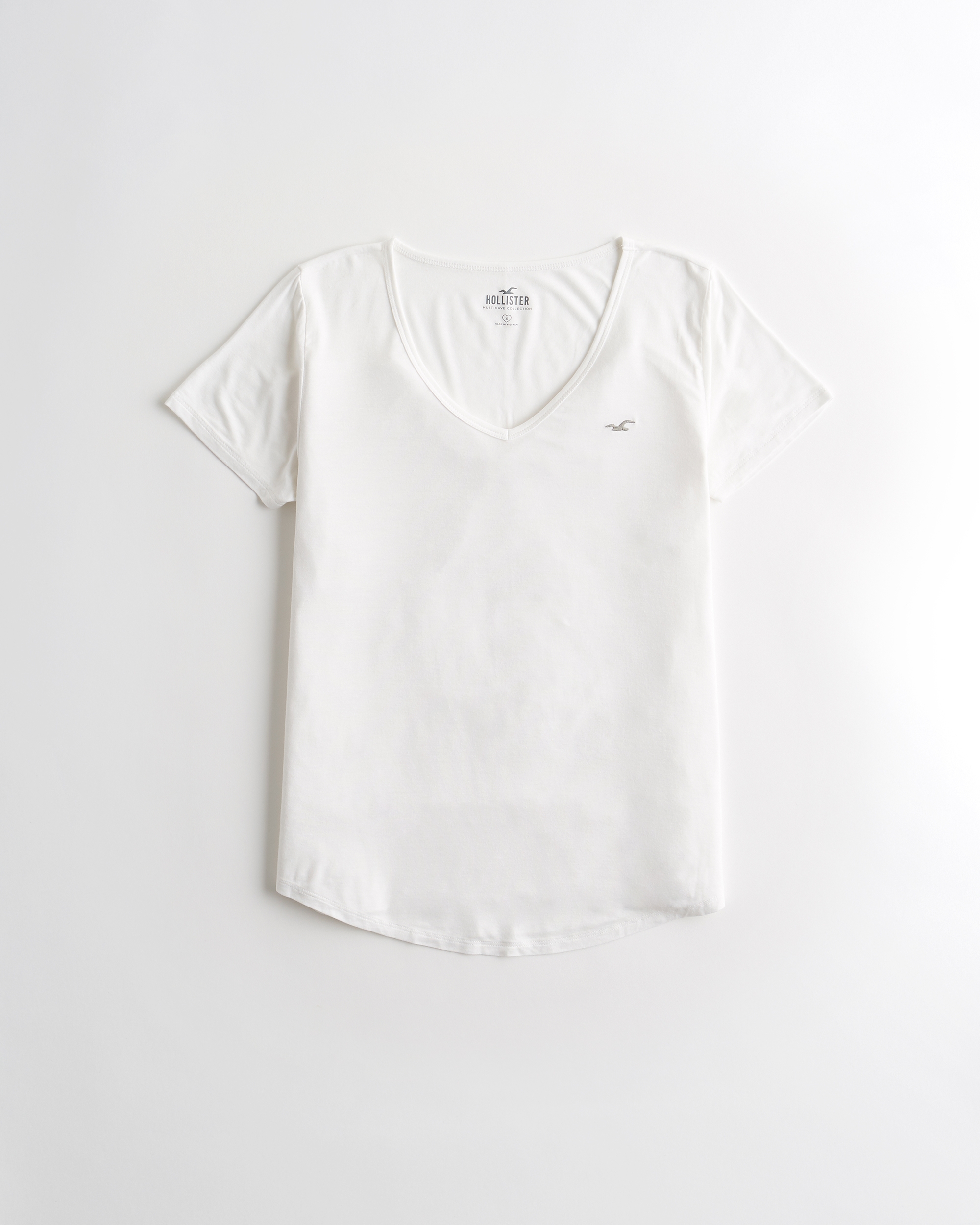 hollister white tee