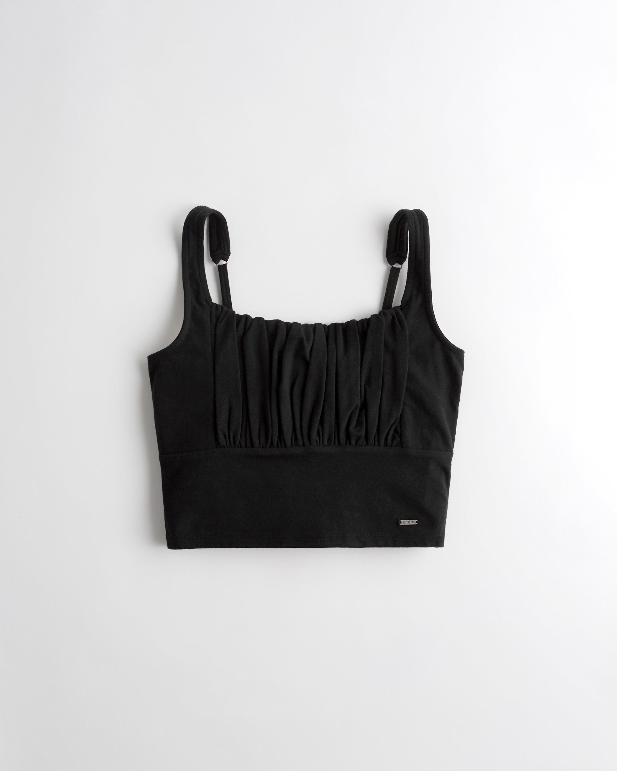 hollister black tank top