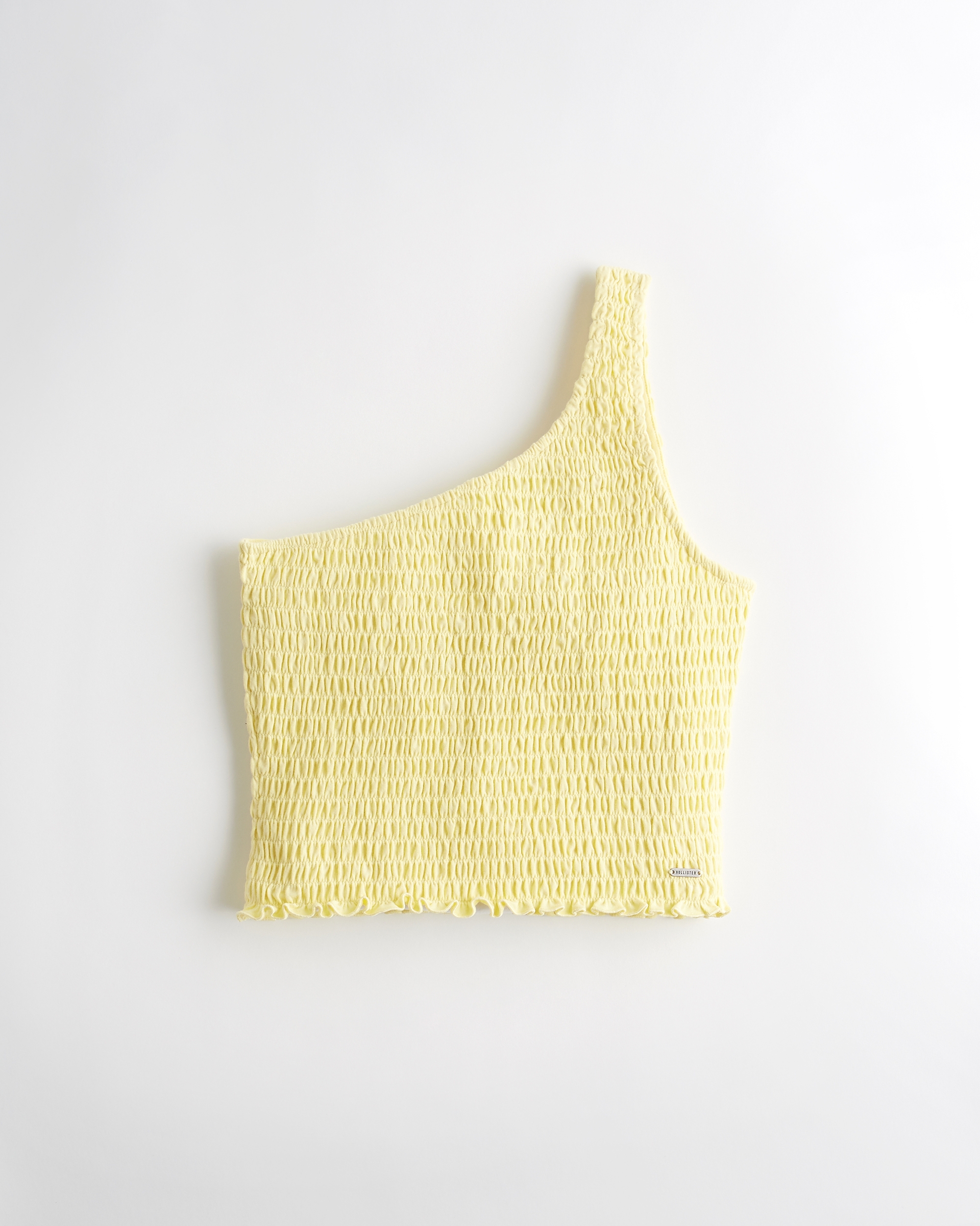 hollister yellow crop top