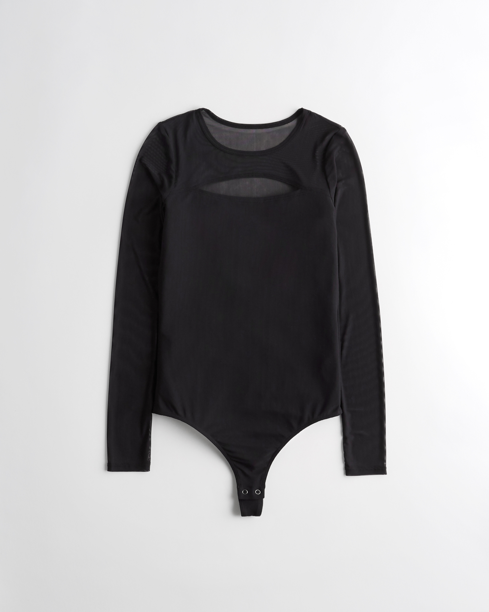 H&M Light Shape Mesh Thong Bodysuit