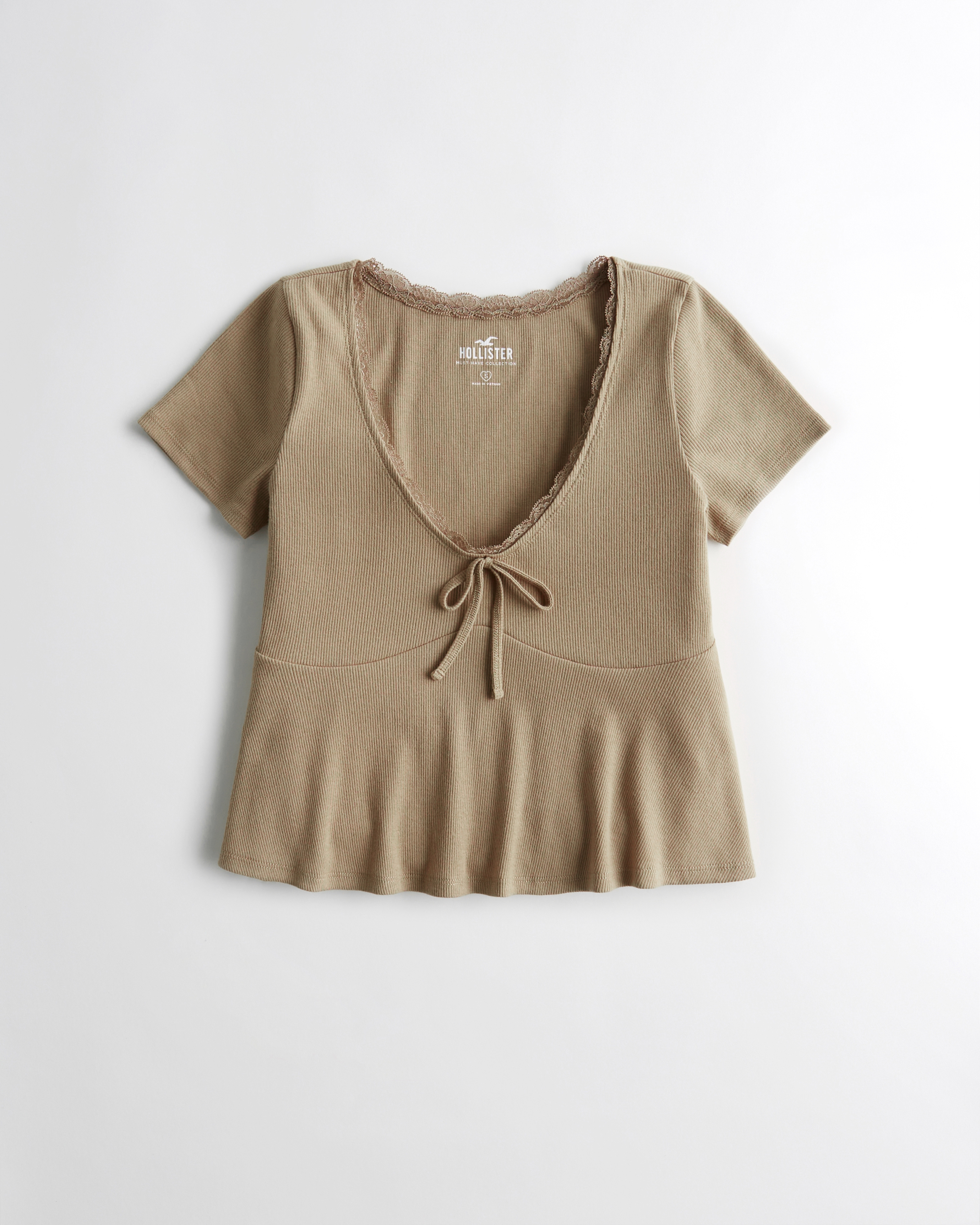 Hollister best sale peplum top