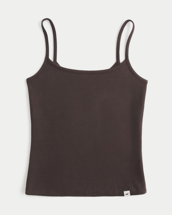 Hollister Callie Reversible Cami, Espresso Dot view 1