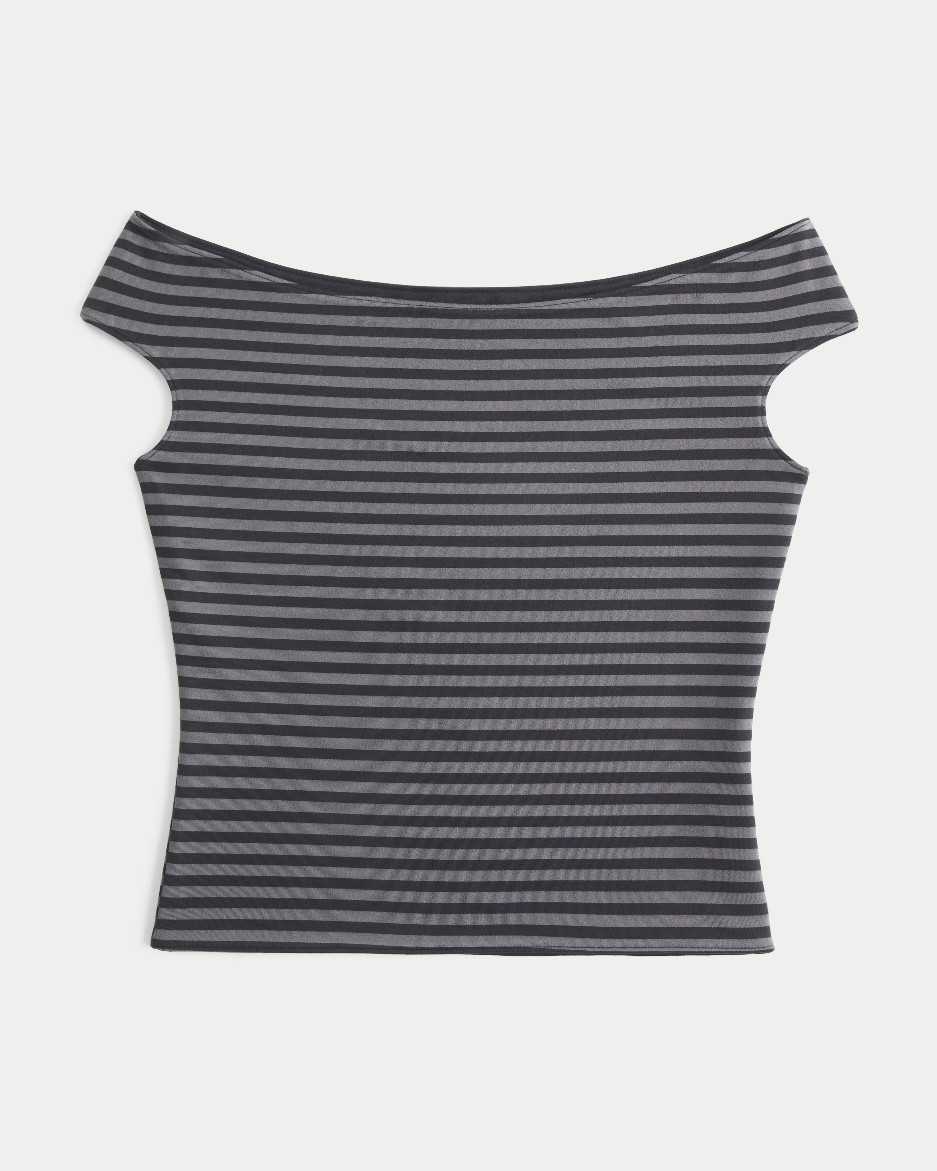 Reversible Off-the-Shoulder Seamless Fabric Top