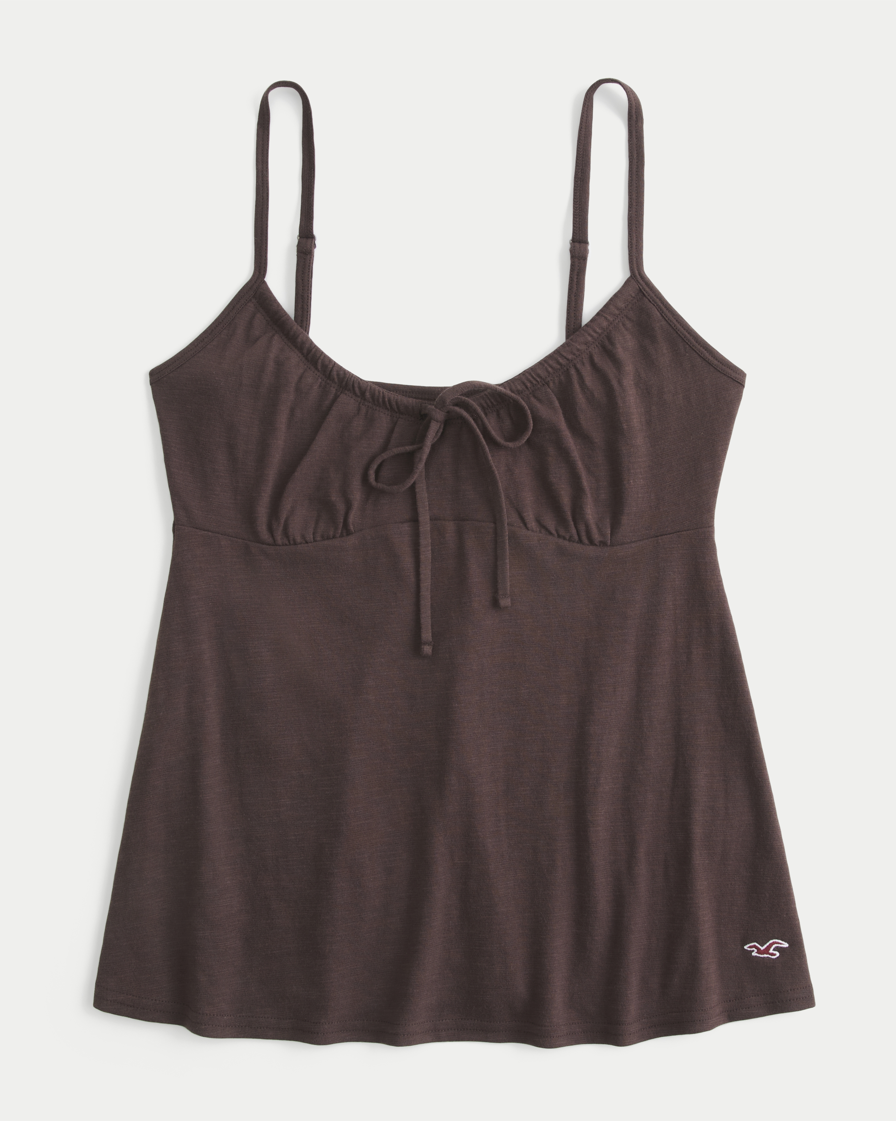 Tie Front Babydoll Tank
