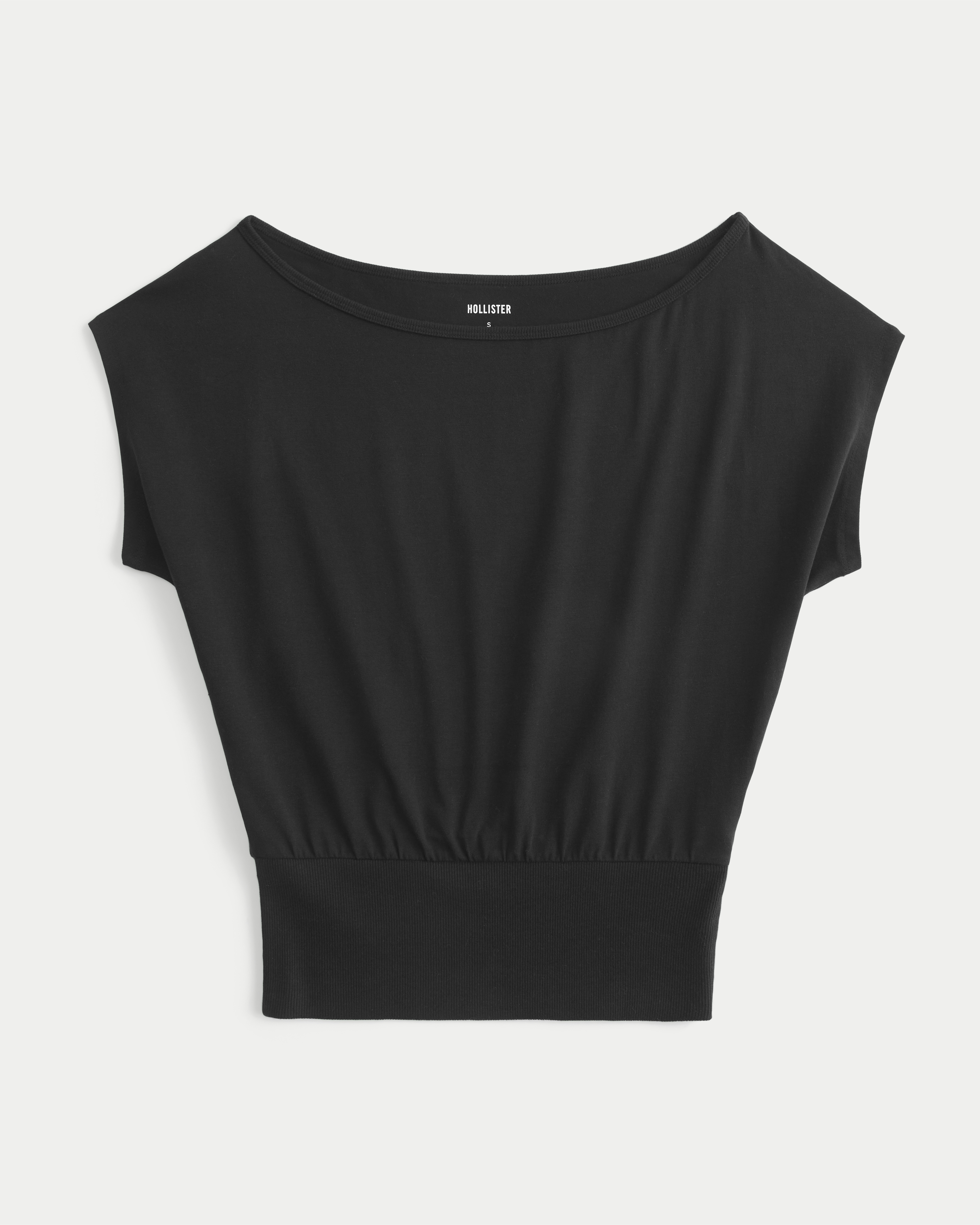 Banded Off-the-Shoulder Top