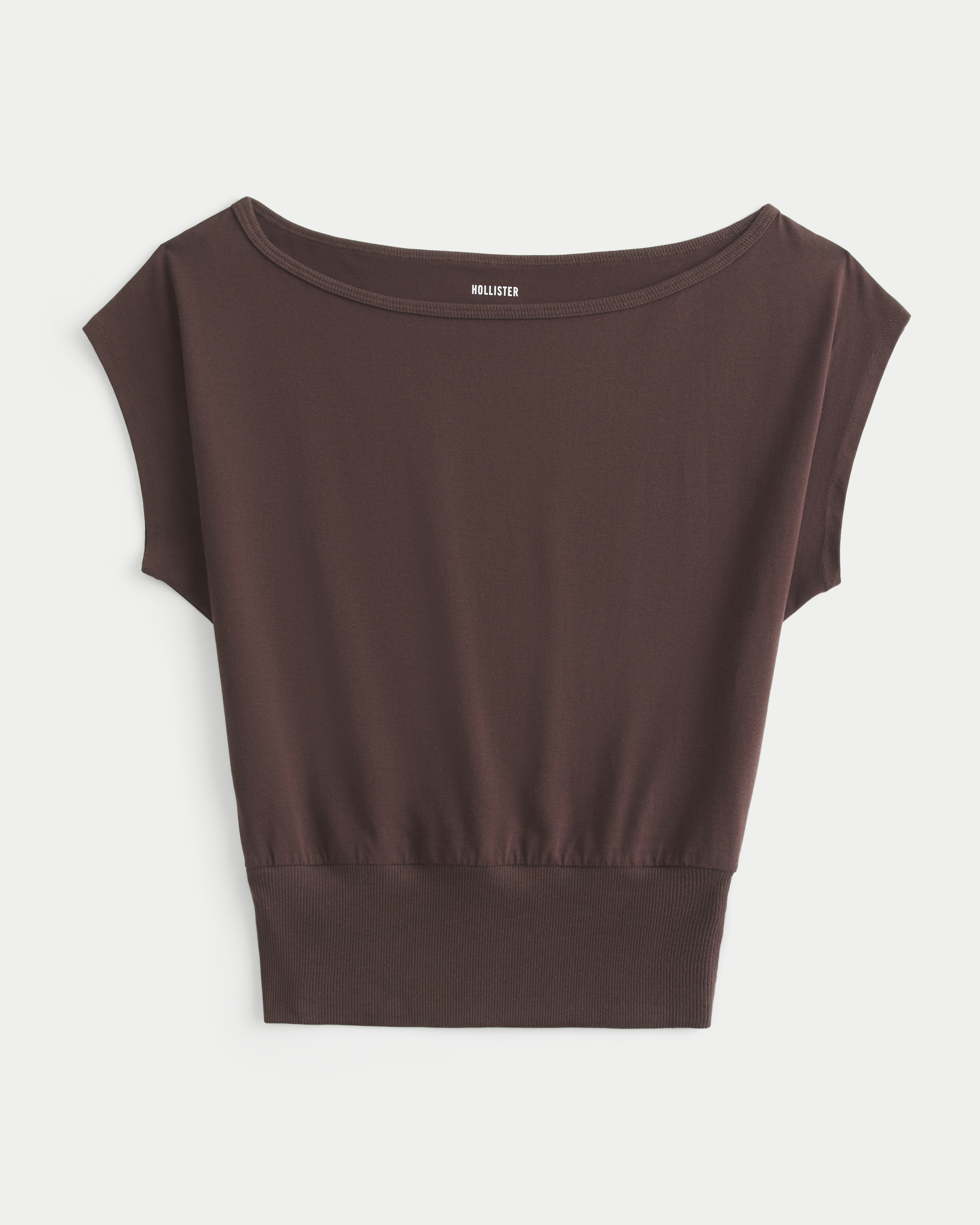 Banded Off-the-Shoulder Top
