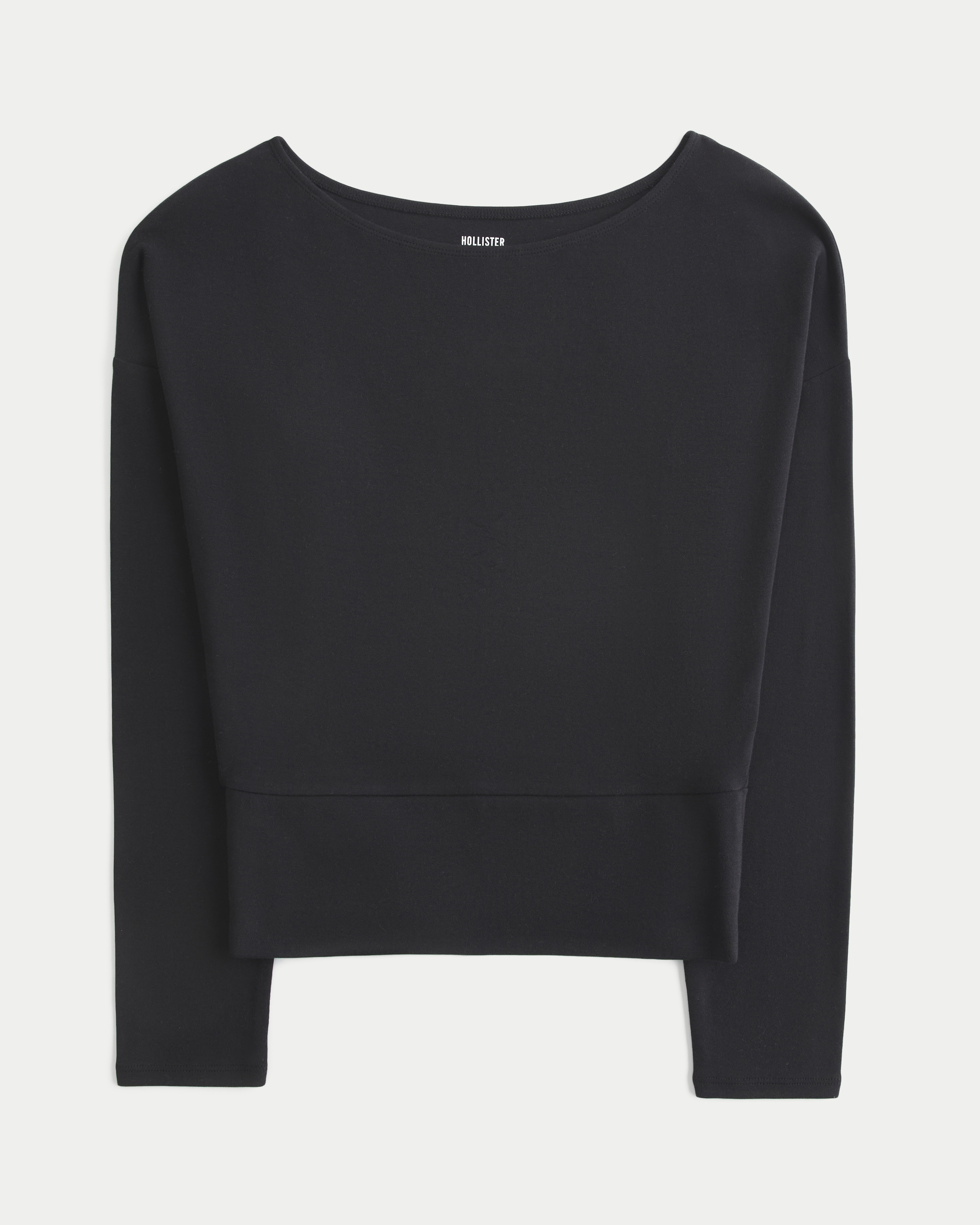 Banded Knit Off-the-Shoulder Top