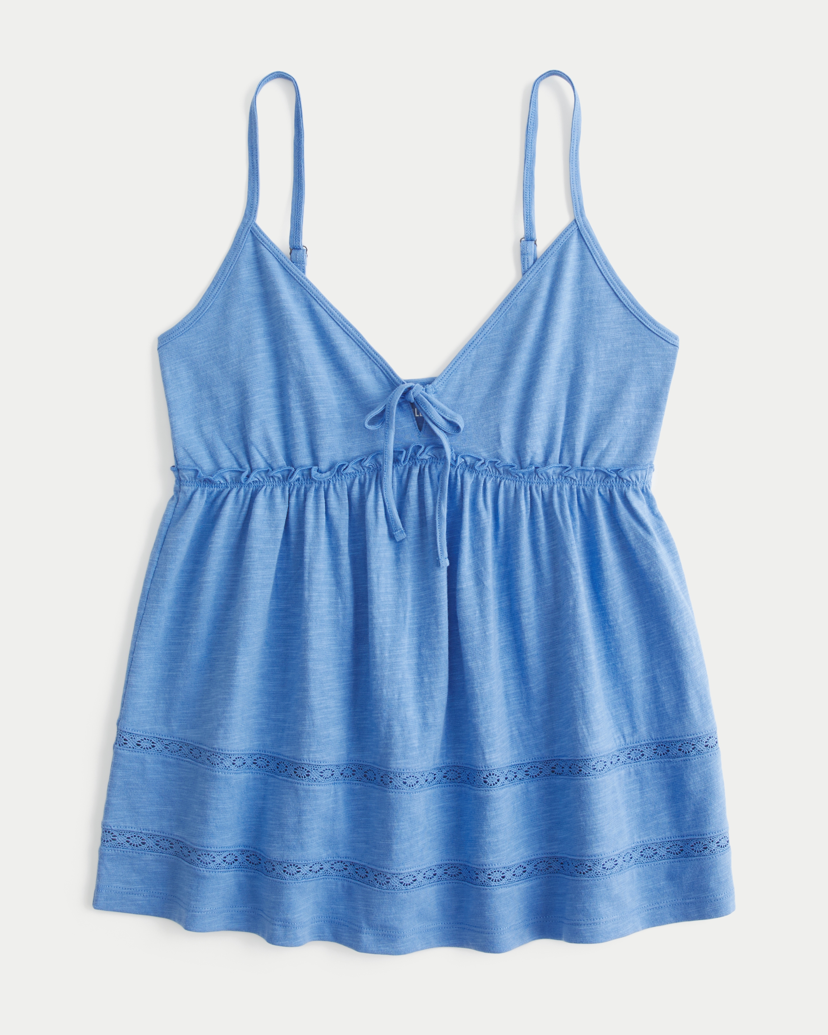 Tie Front Babydoll Top