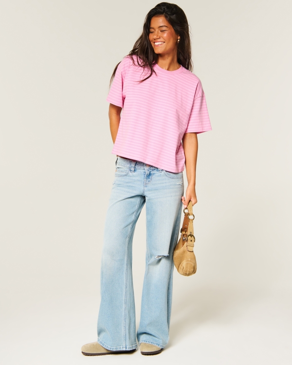 Easy Crew T-Shirt, Strawberry Cold Foam view 2