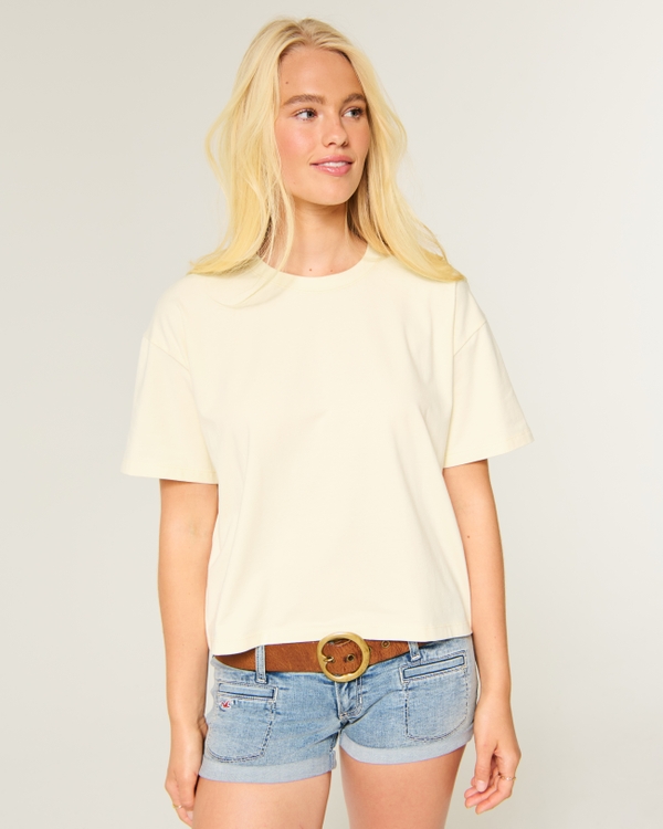 Easy Crew T-Shirt, Lemonade view 1